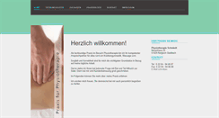 Desktop Screenshot of physiotherapie-schmiedt.de